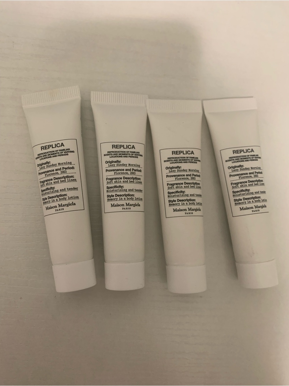 Maison Margiela Replica Hand & Body Lotion Tubes - Lady Sunday Morning 4*15ml